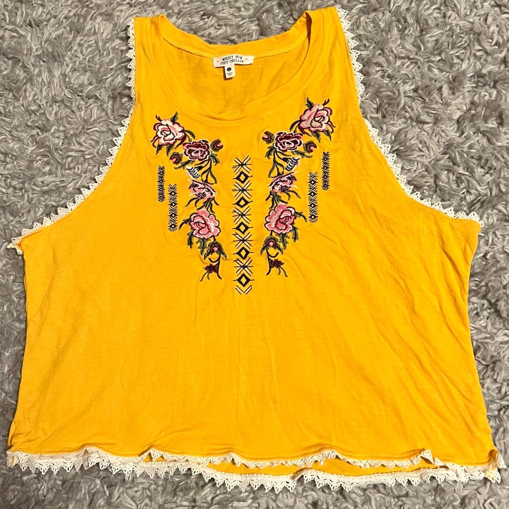 Yellow Crop Top